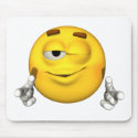 Emotion Guy - Wink Mousepad by Bigboy20769 Emotion Guy - Wink Mousepad
