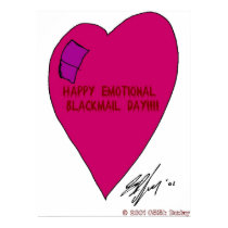 Emotional Black Mail Day!!!! posters by gzlfbartsphilosophy Emotional Black Mail Day!!!! posters