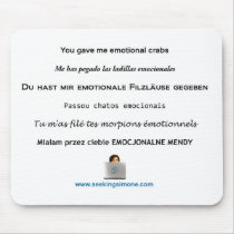 Emotional Crabs Mouse Pad mousepads