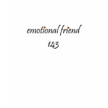Emotional Friend 143 One Panel Tee t-shirts