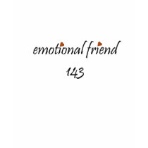emotional friend 143 Spaghetti Strap t-shirts