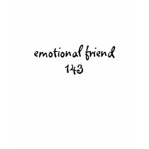 emotional friend, 143 t-shirts