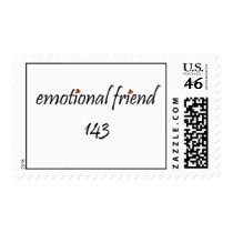 Emotional Friend I Love You Stamp