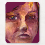 Emotional Woman's Face mousepads