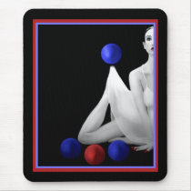 Emotionally Numb - Self Portrait Mousepad