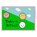 emotionfullfaces, Today is Difficult cards by jenniekurono emotionfullfaces, Today is Difficult cards