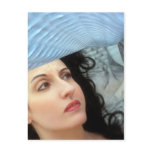 Emotive Whirlwind - Self Portrait Postcard