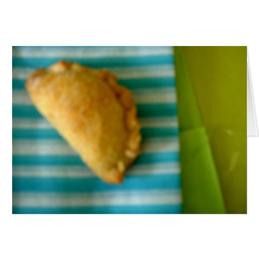empanada sweet cake greeting card