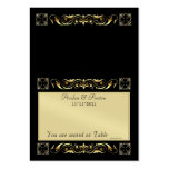 Emperior Black Folding Table Placecard Business Card Template