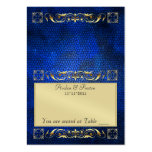 Emperior Blue Folding Table Placecard Business Cards