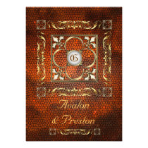 Emperor Amber Save The Date Fleur Invitation