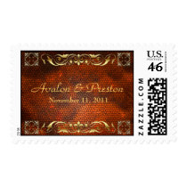 Emperor Amber Save The Date Postage