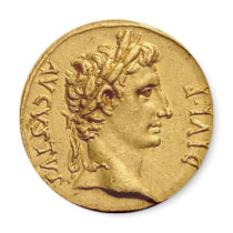 Emperor Augustus Caeser Round Magnet