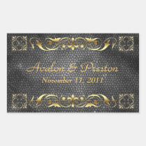 Emperor Black Save The Date Sticker