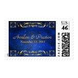 Emperor Blue Save The Date Postage