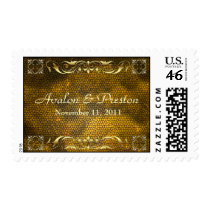 Emperor Gold Save The Date Postage