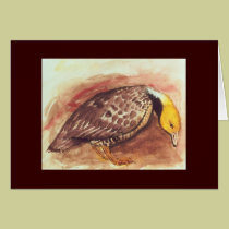 Emperor Goose - water bird Note Card cards
