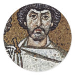 Emperor Justinian And His Court, And Bishop Maxim stickers