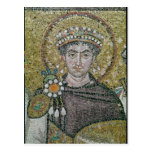 Emperor Justinian I  c.547 AD Postcards