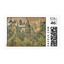 Emperor Ming Huang On A Visit To Shu By Li Chao-Ta Stamp