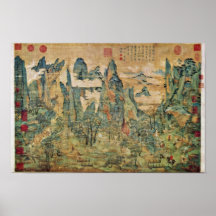 Emperor Ming Huang On A Visit To Shu By Li Chao-Ta Print