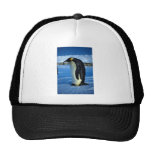 Emperor penguin by moonlight trucker hats