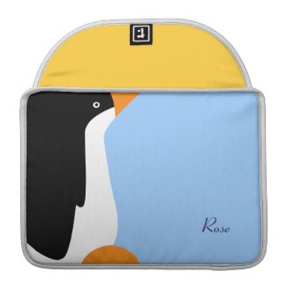 Emperor Penguin Cartoon Macbook Pro Sleeve 13