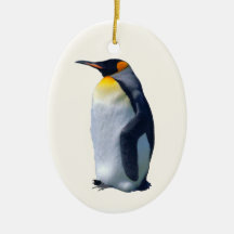 Emperor penguin christmas tree ornaments