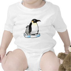 Customizable Penguin Family Infant Creeper