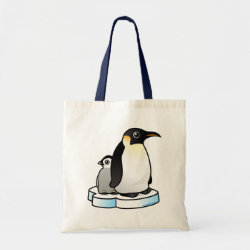 Customizable Penguin Family Budget Tote