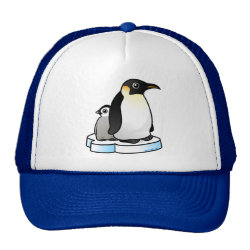 Customizable Penguin Family Trucker Hat