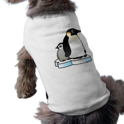 Customizable Penguin Family Dog Sleeveless T-Shirt