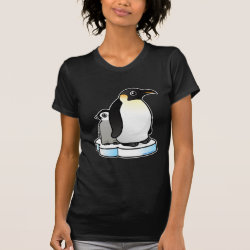 Customizable Penguin Family Women's American Apparel Fine Jersey Short Sleeve T-Shirt