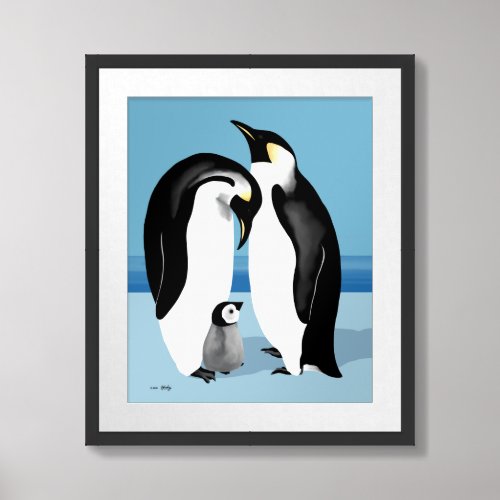 Emperor Penguins print