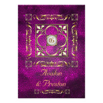 Emperor Pink Save The Date Fleur Invitation