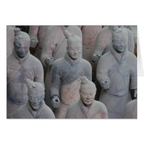 Emperor Qin's terracotta army Xian China cards