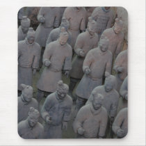 Emperor Qin's terracotta army Xian China mousepads
