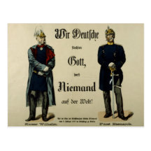 Emperor Wilhelm I and Prince Bismarck Post Card
