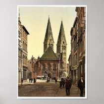 Emperor William's Place, Bremen, Germany classic P Poster