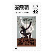 Emperors New Clothes 1937 WPA Postage Stamps