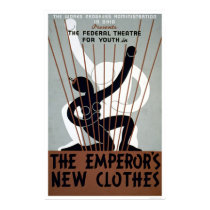 Emperors New Clothes 1937 WPA posters