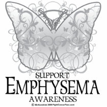 Emphysema Butterfly Photo Cutouts