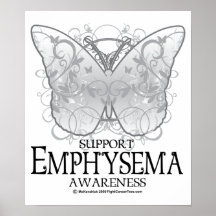 Emphysema Butterfly Print