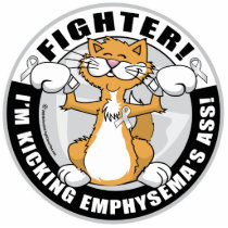 Emphysema Cat Fighter Cut Outs