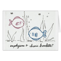 Emphysema & Chronic Bronchitis card cards