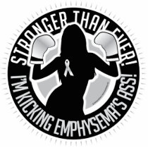 Emphysema Stronger Than Ever Acrylic Cut Outs
