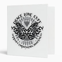 Emphysema Tribal Butterfly Binder