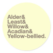 Empids! Round Sticker
