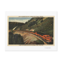 Empire Builder Train Postcards