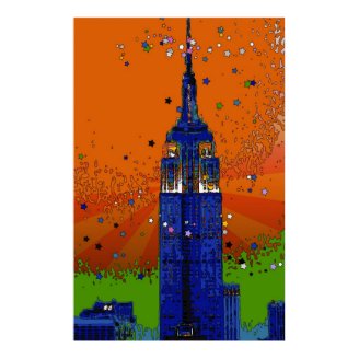 Empire State Building #4 Poster
